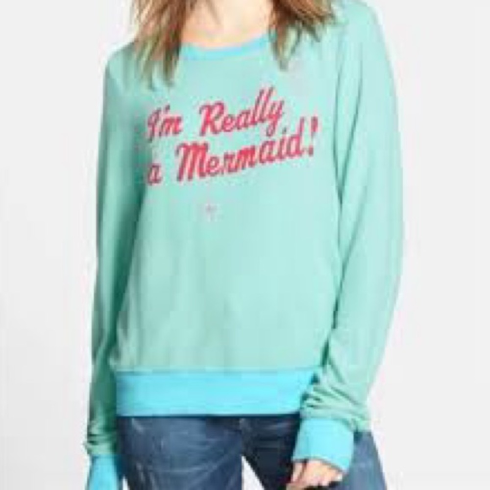 Wildfox I’m Really a Mermaid sweatshirt